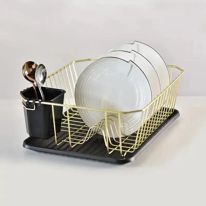 North Rail Dish Rack and Kitchen Shelf Organizer