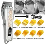 Electric Hair Trimmer with USB Charging & LED Display