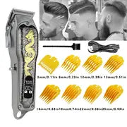 Electric Hair Trimmer with USB Charging & LED Display