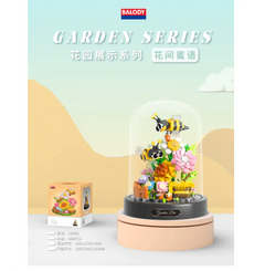 Bee Butterfly Flower Bonsai Block (Single)