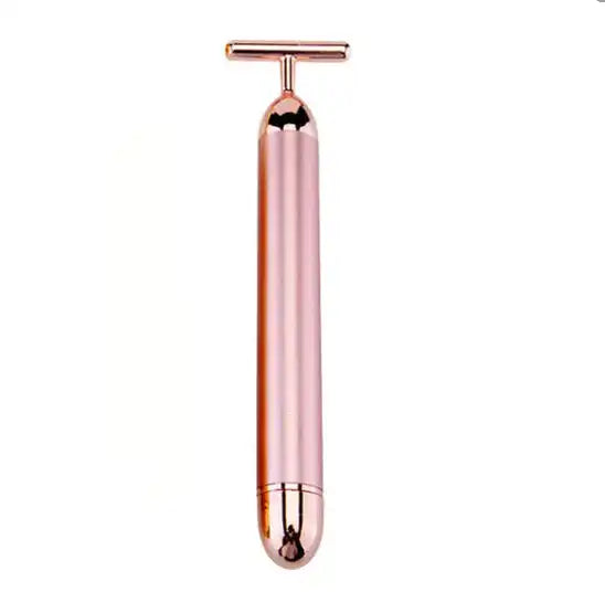 Facial Roller Massager with 24K Gold for Beauty