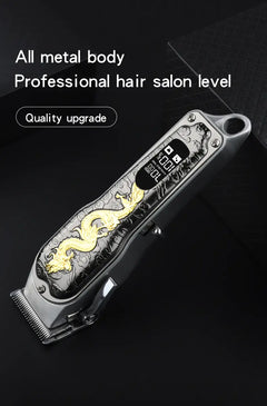 Electric Hair Trimmer with USB Charging & LED Display