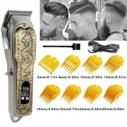 Electric Hair Trimmer with USB Charging & LED Display