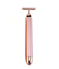Facial Roller Massager with 24K Gold for Beauty