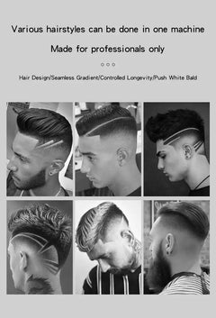 Electric Hair Trimmer with USB Charging & LED Display