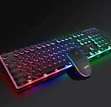 RGB Gaming Mouse and Keyboard with English/Russian Layout