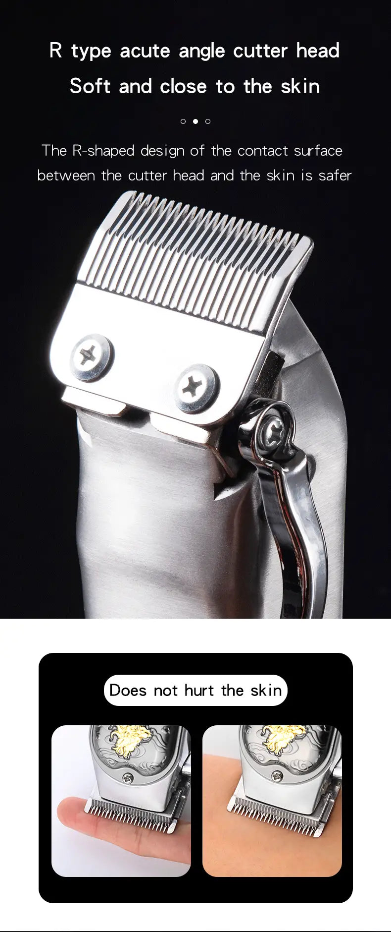 Electric Hair Trimmer with USB Charging & LED Display