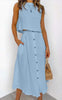 Elevate Your Wardrobe with the Comfortable Vest and Skirt Set: Discover the Versatile Two-Piece Outfit for Every Occasion