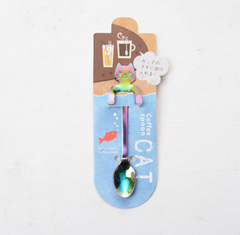 Stainless Steel Cat-Shaped Coffee & Tea Stirring Spoon