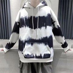 Men's Printed Tie-Dye Hoodies - Hip Hop Edition
