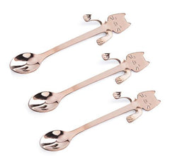 Stainless Steel Cat-Shaped Coffee & Tea Stirring Spoon