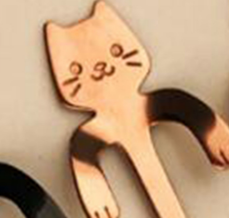 Stainless Steel Cat-Shaped Coffee & Tea Stirring Spoon