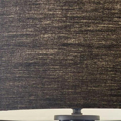 Black Metal Tripod Floor Lamp with a black fabric drum shade, featuring a sleek design and sturdy base for modern decor.