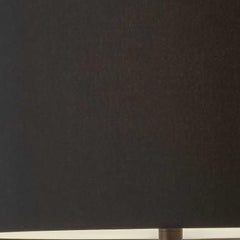 Black Metal Tripod Floor Lamp With Black Fabric Drum Shade