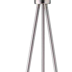 59" White Tripod Floor Lamp with a sleek white drum shade and modern tripod base, perfect for stylish lighting in any room.