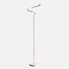 White LED novelty floor lamp full product view, 50.75H x 11W x 11D inches