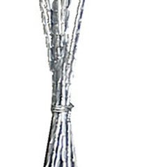46" Chrome Multi Light LED Novelty Floor Lamp with a sleek, modern design featuring multiple light sources and a shiny chrome