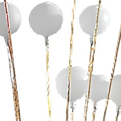 62" Yellow 16 LED Novelty Floor Lamp with White features a tall design and multiple light sources for vibrant illumination.
