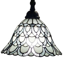 62" Brown Traditional Shaped Floor Lamp With White Stained Glass Bowl Shade