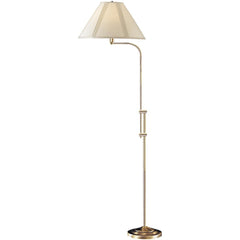 68" Bronze Adjustable Traditional Floor Lamp with a beige empire shade, featuring a sleek design and elegant finish.