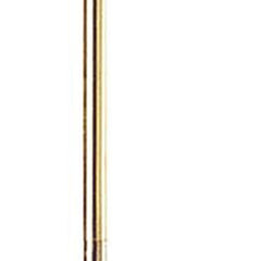 68" bronze adjustable floor lamp with a beige empire shade, featuring a traditional design and sleek finish.