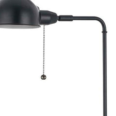 58" Bronze Adjustable Traditional Shaped Floor Lamp with a bronze dome shade and a pull chain for easy operation.