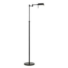 61" Bronze Adjustable Swing Arm Floor Lamp with a sleek design, featuring a sturdy base and adjustable arm for versatile ligh