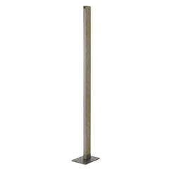 61" Brown LED Traditional Shaped Floor Lamp with a sleek design and a sturdy square base. Ideal for modern decor.