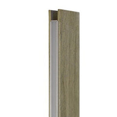 61" Brown LED Traditional Shaped Floor Lamp with a sleek, tall design and a wooden finish, ideal for home decor.
