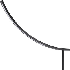 74" Bronze Adjustable LED Traditional Shaped Floor Lamp with a sleek curved design and modern finish.