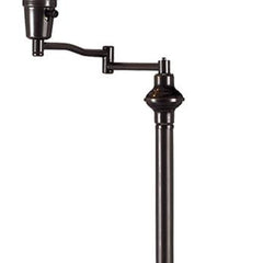 59" Bronze Swing Arm Floor Lamp with a beige empire shade, featuring a sleek bronze finish and adjustable arm for versatile l