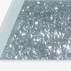 Close-up of the glass surface featuring faux crystal accents on the Wellnesslifeclub74 bar table.