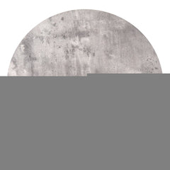 Set of Two Gray and Black Wood and Steel Round Nested Coffee Tables