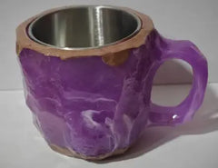 Resin Crystal Gemstone Coffee Mug – Mineral-Inspired Decorative Drinkware