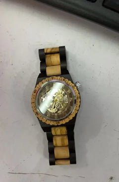 Mechanical Wooden Watch for Men