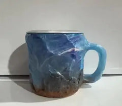 Resin Crystal Gemstone Coffee Mug – Mineral-Inspired Decorative Drinkware