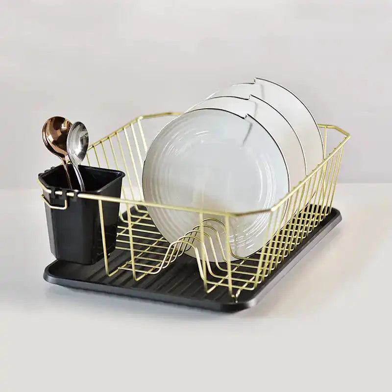 North Rail Dish Rack and Kitchen Shelf Organizer