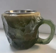Resin Crystal Gemstone Coffee Mug – Mineral-Inspired Decorative Drinkware