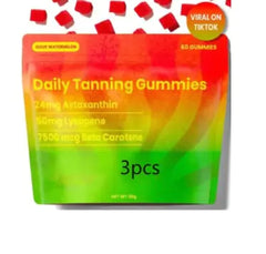 Sun Tanning Gummies for Radiant Skin - 60 Tablets