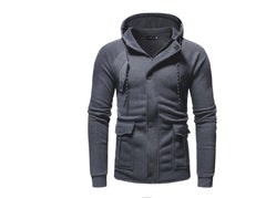 Hooded Cardigan Sweatshirt with Pockets