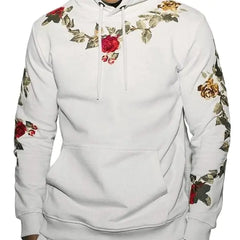 Men's Embroidered Hoodie in College Style for Fall/Winter