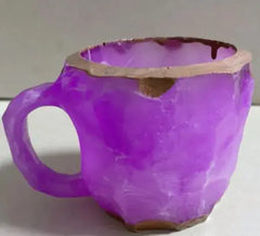 Resin Crystal Gemstone Coffee Mug – Mineral-Inspired Decorative Drinkware