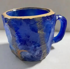 Resin Crystal Gemstone Coffee Mug – Mineral-Inspired Decorative Drinkware