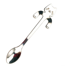 Stainless Steel Cat-Shaped Coffee & Tea Stirring Spoon