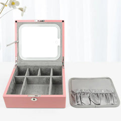 Professional Makeup Case with LED Mirror