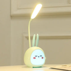 Portable Foldable LED Desk Lamp - Cute Cartoon Design