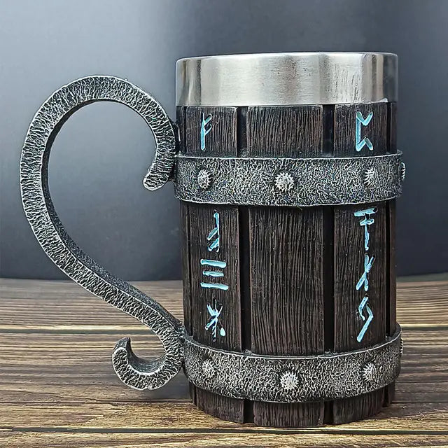 Bamboo Steel Beer Mugs - Elevate Your Drinking Experience