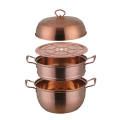 Double-Layer Stainless Steamer for Efficient Cooking