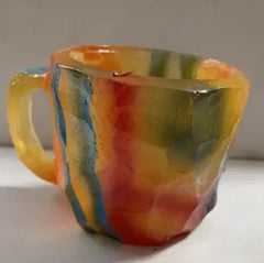 Resin Crystal Gemstone Coffee Mug – Mineral-Inspired Decorative Drinkware