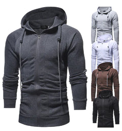 Hooded Cardigan Sweatshirt with Pockets
